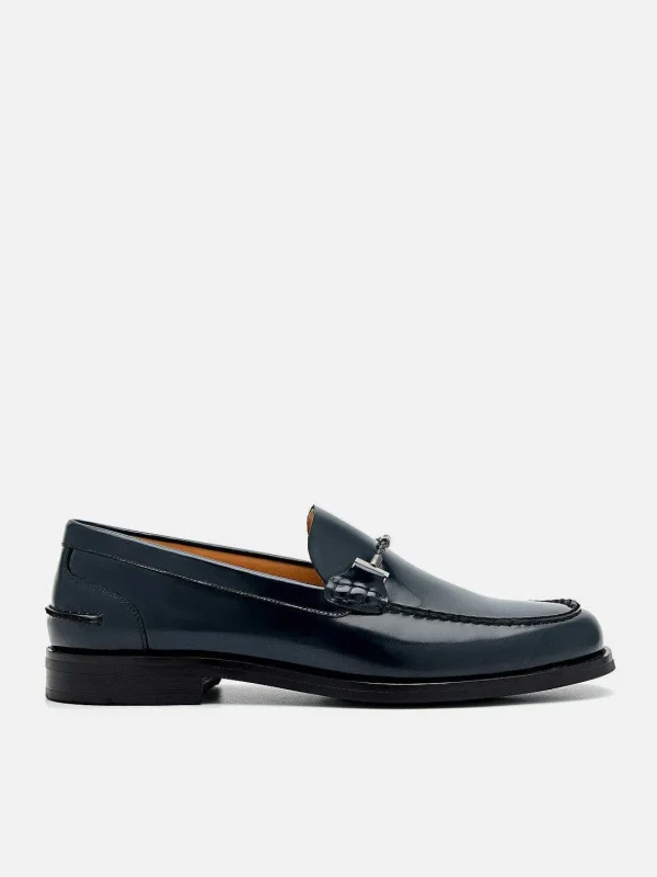 Robert Leather Horsebit Loafers<PEDRO Flash Sale