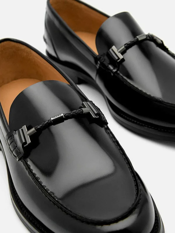 Robert Leather Horsebit Loafers<PEDRO Cheap