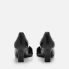 Rocco Leather Heel D'Orsay Pumps<PEDRO New