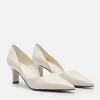 Rocco Leather Heel D'Orsay Pumps<PEDRO Fashion