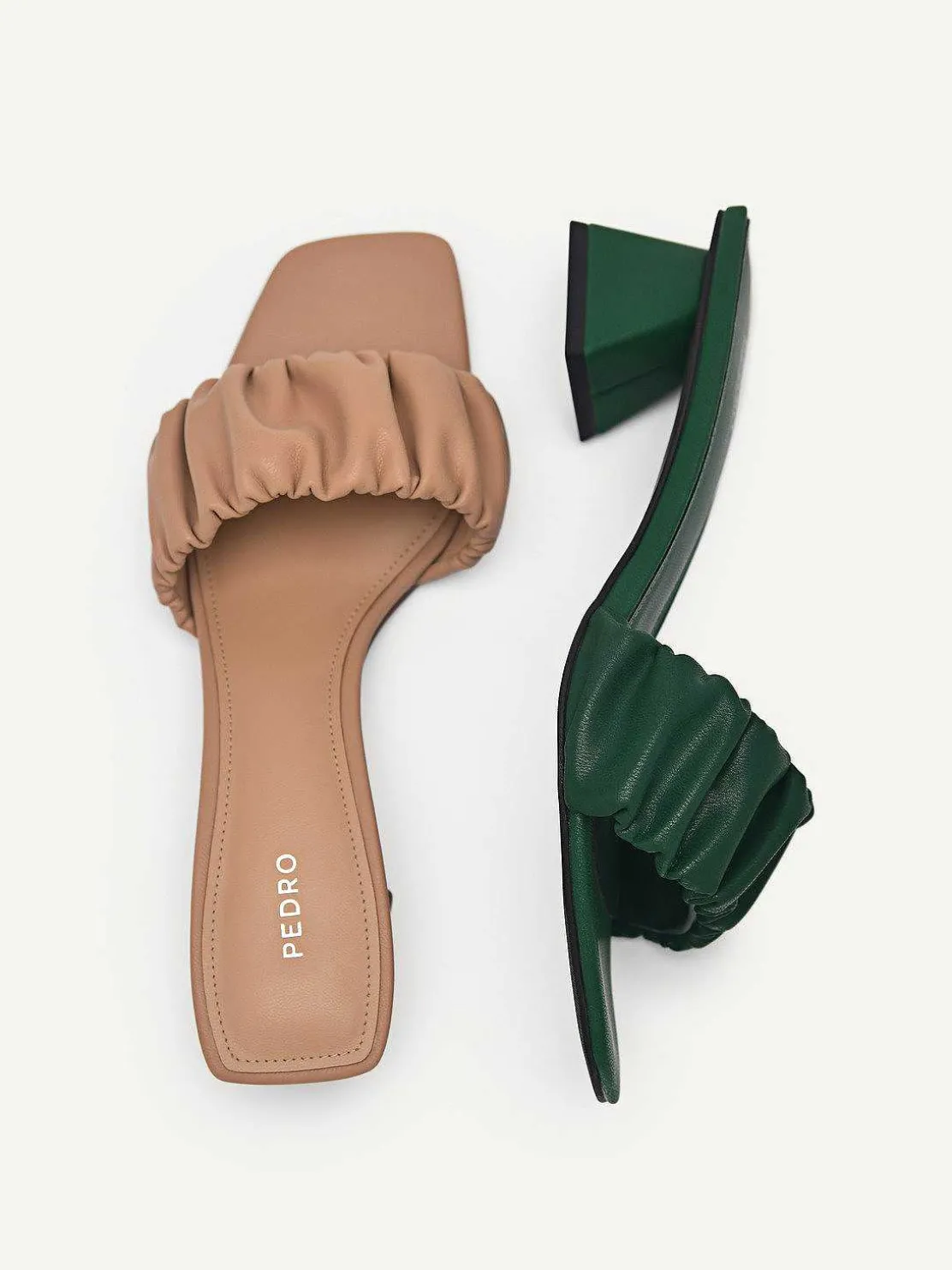 ruched_heel_mules_0-1.webp Ruched Heel Mules<PEDRO Outlet