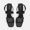 Sofia Leather Heel Sandals<PEDRO New