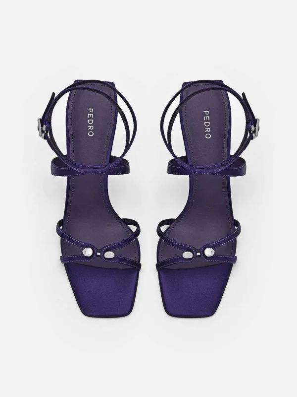 Sofia Leather Heel Sandals<PEDRO Fashion