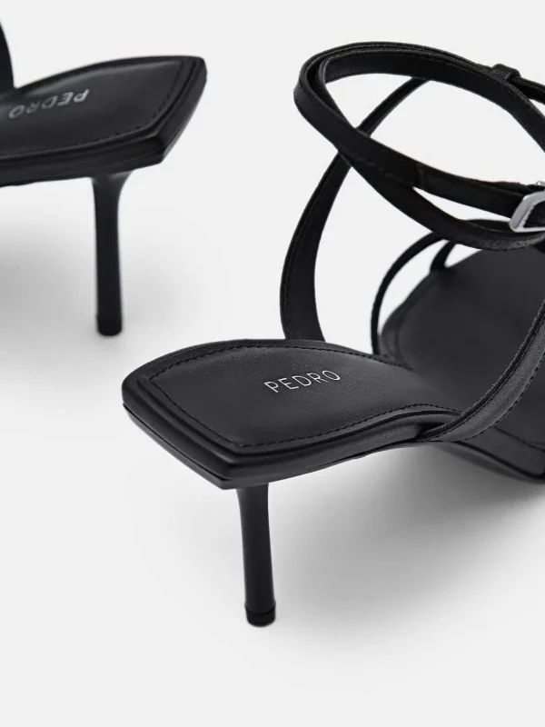 Sofia Leather Heel Sandals<PEDRO New