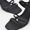 Sofia Leather Heel Sandals<PEDRO New