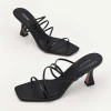 Strappy Heel Sandals - Black<PEDRO Outlet