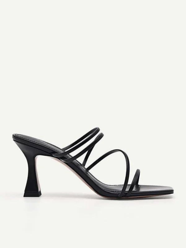 Strappy Heel Sandals - Black<PEDRO Outlet