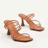 Strappy Heel Sandals - Orange<PEDRO Store