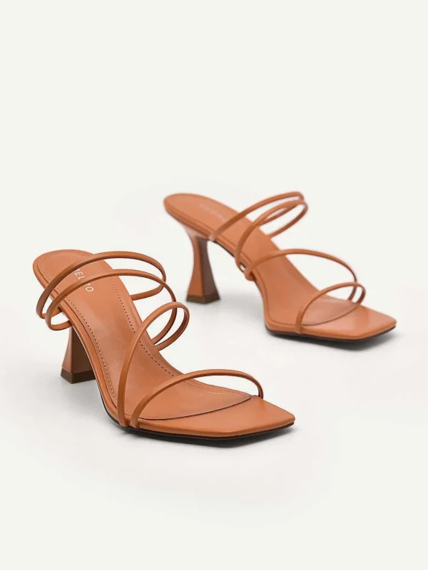 Strappy Heel Sandals - Orange<PEDRO Store