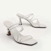 Strappy Heel Sandals - White<PEDRO Shop