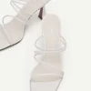 Strappy Heel Sandals - White<PEDRO Shop
