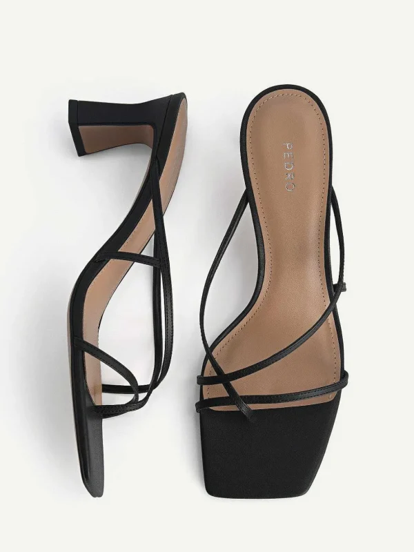 Strappy Toe Loop Heel Sandals<PEDRO Best Sale