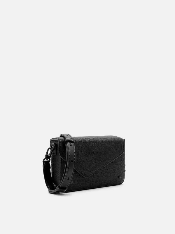 taper_leather_boxy_sling__2-1.webp Taper Leather Boxy Sling Bag<PEDRO Flash Sale