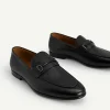 textured_leather_loafers__2-1.webp Textured Leather Loafers With Metal Bit<PEDRO Outlet