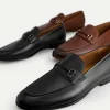 textured_leather_loafers__6-1.webp Textured Leather Loafers With Metal Bit<PEDRO Outlet