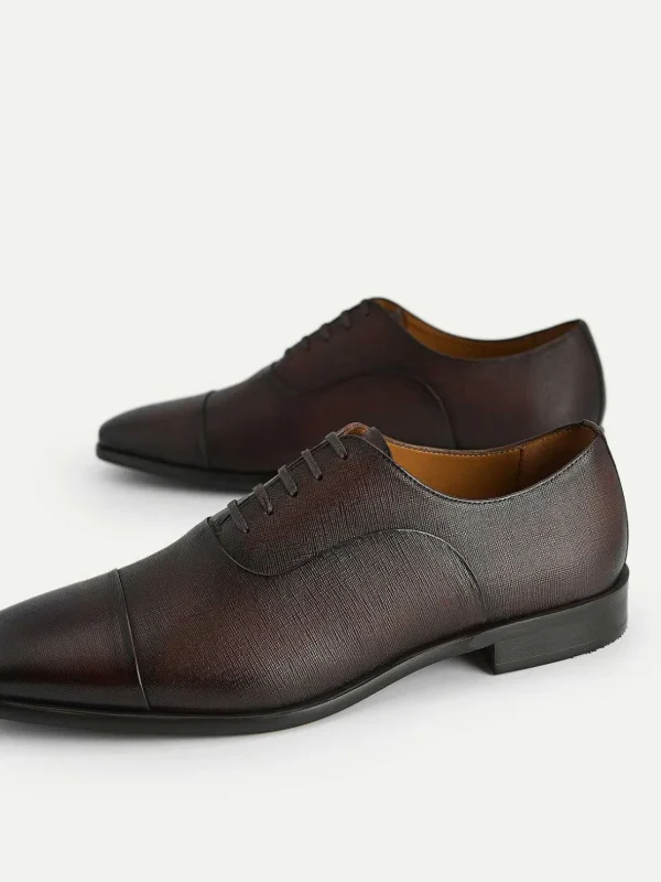 textured_leather_oxford_s_2.webp Textured Leather Oxford Shoes<PEDRO Cheap