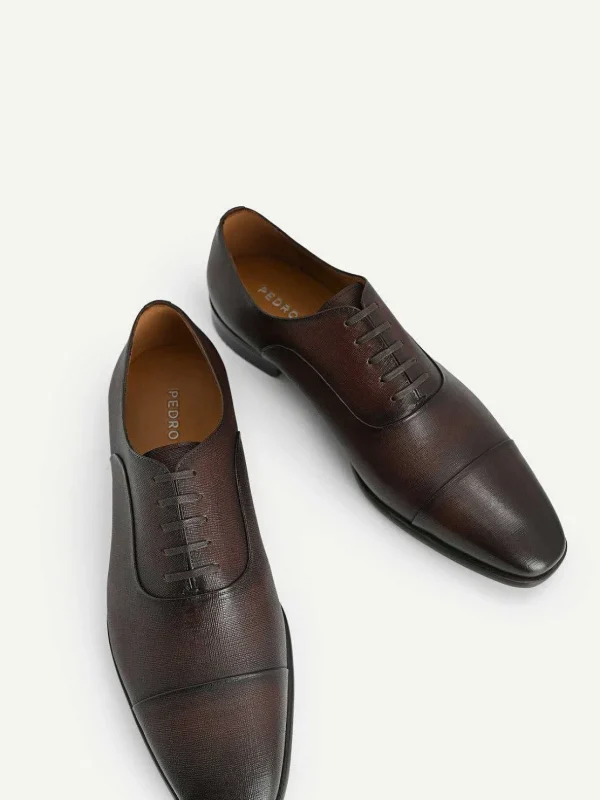 textured_leather_oxford_s_3.webp Textured Leather Oxford Shoes<PEDRO Cheap