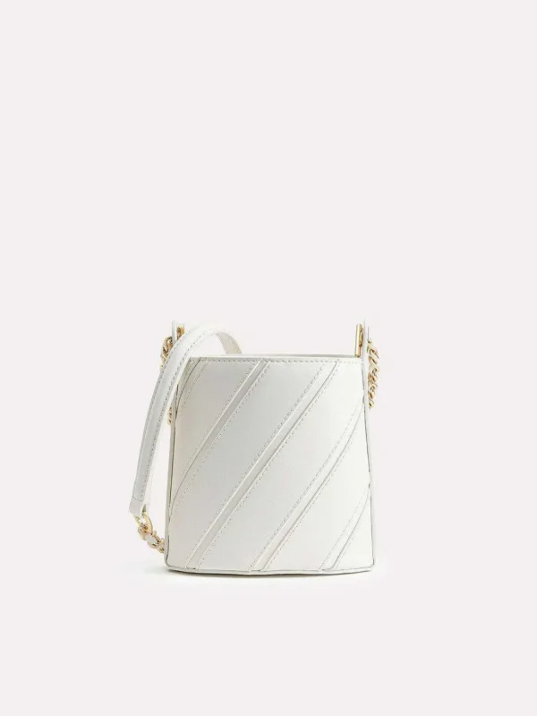 Tweed Drawstring Bucket Bag<PEDRO Flash Sale