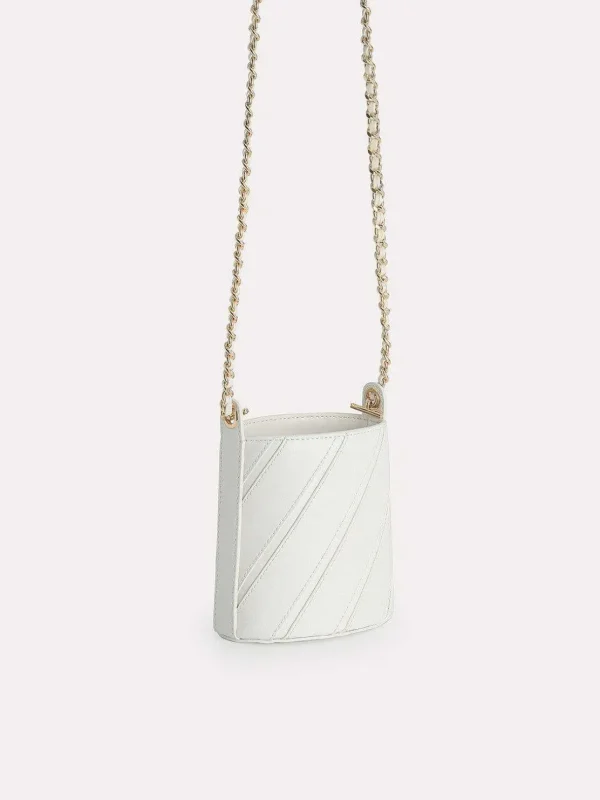 Tweed Drawstring Bucket Bag<PEDRO Flash Sale
