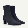 Vanessa Denim Ankle Boots<PEDRO Cheap