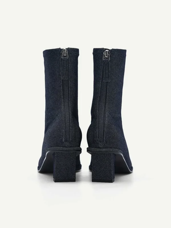 Vanessa Denim Ankle Boots<PEDRO Cheap