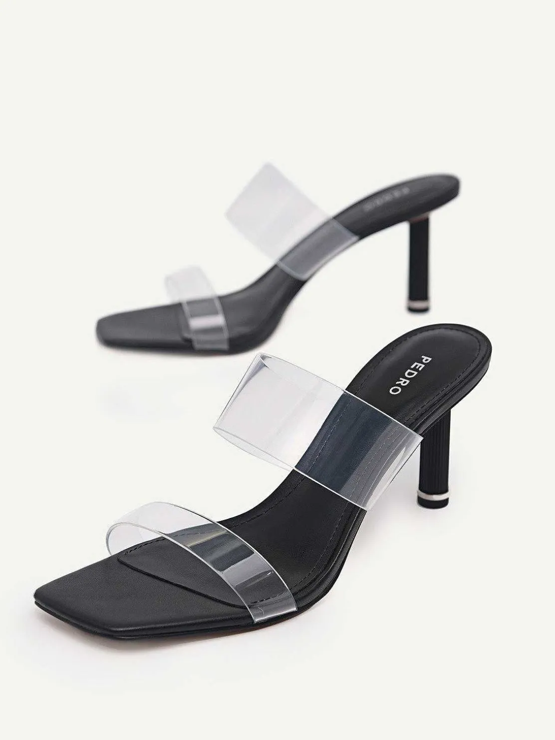 vinyl_double_strap_heel_s_0-2.webp Vinyl Double Strap Heel Sandals<PEDRO Flash Sale