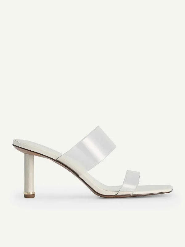 vinyl_double_strap_heel_s_0.webp Vinyl Double Strap Heel Sandals<PEDRO Outlet