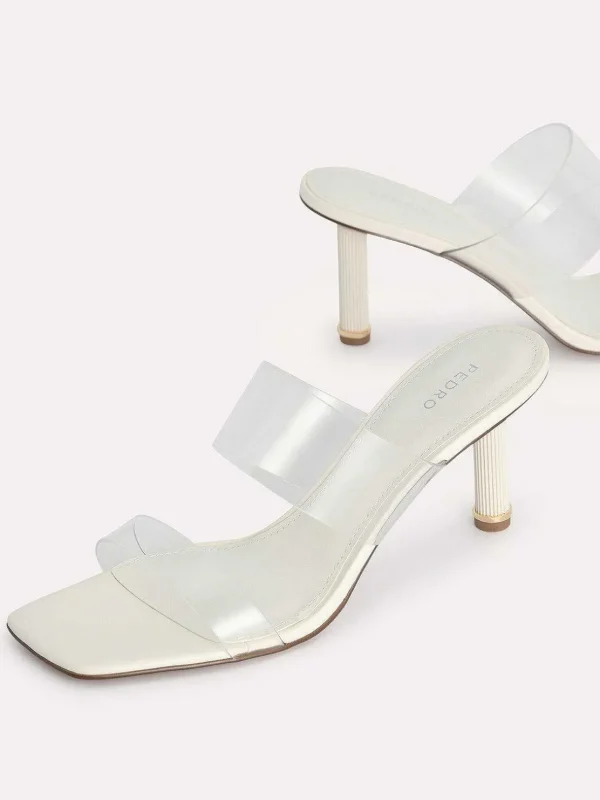 vinyl_double_strap_heel_s_2.webp Vinyl Double Strap Heel Sandals<PEDRO Outlet
