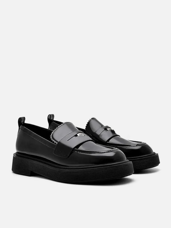 Wanda Leather Loafers<PEDRO Cheap