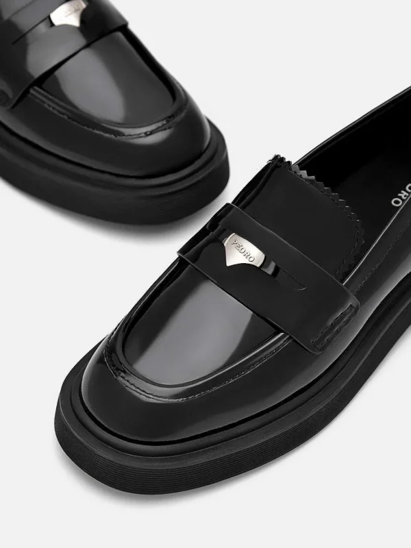 Wanda Leather Loafers<PEDRO Cheap